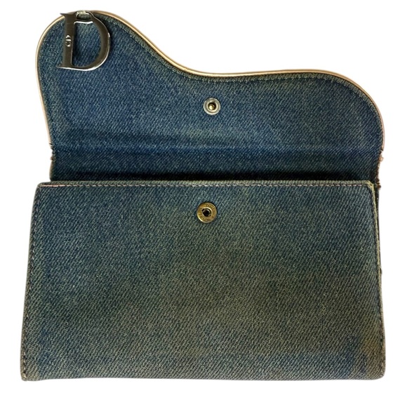 Dior Vintage Denim Wallet - Picture 9 of 15